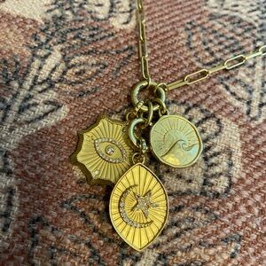 Spartina 449 Sun and Moon Charm Necklace